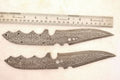 Handmade Damascus Steel Hunting Knives Fixed Blank Blades / Knife Making Material DK-0120